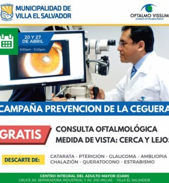CAMPAÑA GRATUITA DE PREVENCIÓN DE LA CEGUERA CAMPAÑA GRATUITA DE PREVENCIÓN DE LA CEGUERA