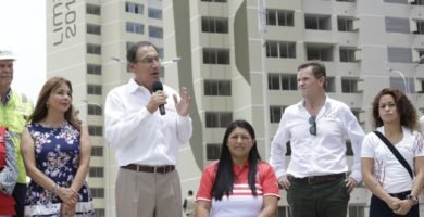 Presidente Vizcarra inspeccionó la Villa Panamericana