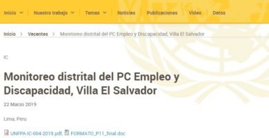 Monitoreo distrital del PC Empleo y Discapacidad, Villa El Salvador Monitoreo distrital del PC Empleo y Discapacidad, Villa El Salvador