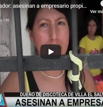 Presuntos sicarios asesinaron a empresario en Lima Sur Presuntos sicarios asesinaron a empresario en Lima Sur