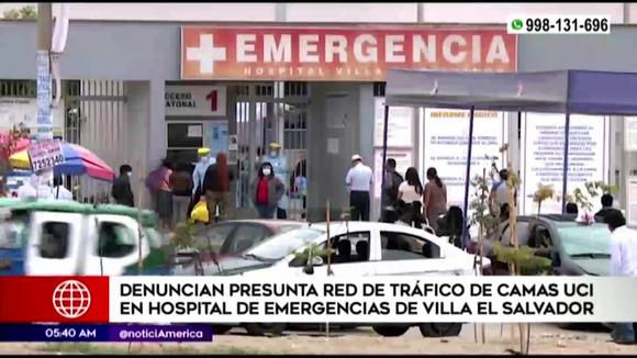 Denuncian presunta red trafica de camas UCI en Hospital de Emergencia de Villa El Salvador