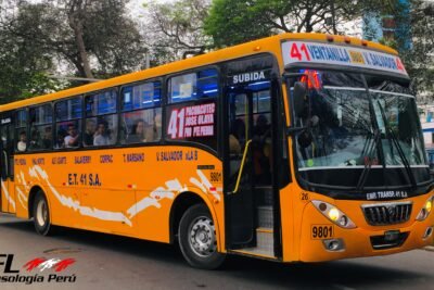 ¿Conoces la ruta de la 9801, “los amarillos”, La 41 o “41 Pachacutec”?