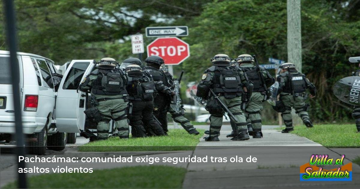 Pachacámac: comunidad exige seguridad tras ola de asaltos violentos